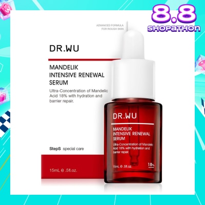 DR. WU Limited Edition Intensive Renewal Serum with 18% Mandelic Acid (Suitable for Oily Skin & Combination Skin) 15ml