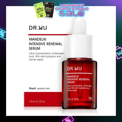 DR. WU Limited Edition Intensive Renewal Serum with 18% Mandelic Acid (Suitable for Oily Skin & Combination Skin) 15ml