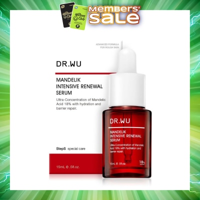 DR. WU - Limited Edition Intensive Renewal Serum with 18% Mandelic Acid (Suitable for Oily Skin & Combination Skin) 15ml