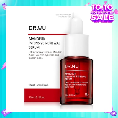 DR. WU Limited Edition Intensive Renewal Serum with 18% Mandelic Acid (Suitable for Oily Skin & Combination Skin) 15ml