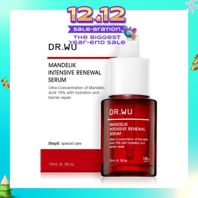 DR. WU Limited Edition Intensive Renewal Serum with 18% Mandelic Acid (Suitable for Oily Skin & Combination Skin) 15ml