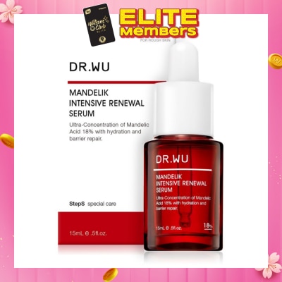 DR. WU Limited Edition Intensive Renewal Serum with 18% Mandelic Acid (Suitable for Oily Skin & Combination Skin) 15ml