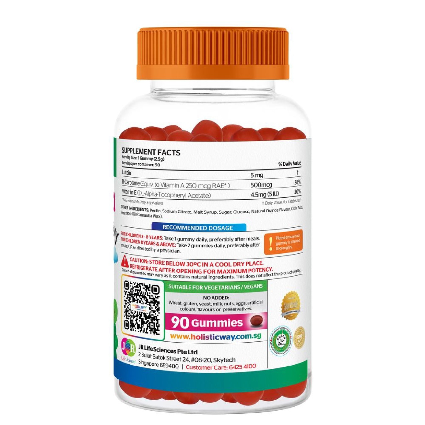 Children’s Eye Lutein + Beta carotene Gummy 90s image