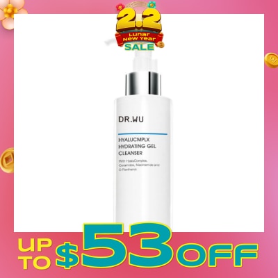 DR. WU Hyalucomplex Hydrating Cleansing Gel (Suitable For Sensitive Skin + For Hydration) 150ml