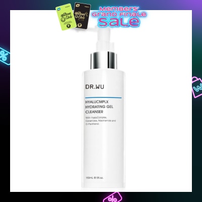 DR. WU Hyalucomplex Hydrating Cleansing Gel (Suitable For Sensitive Skin + For Hydration) 150ml