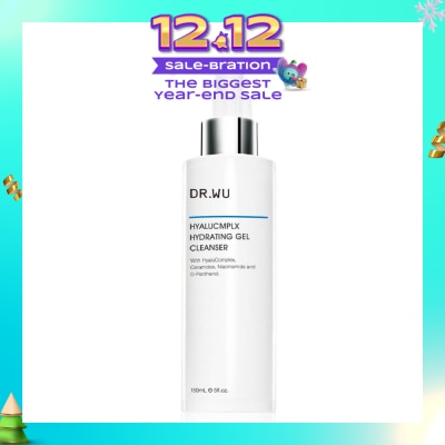 DR. WU Hyalucomplex Hydrating Cleansing Gel (Suitable For Sensitive Skin + For Hydration) 150ml