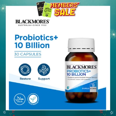 BLACKMORES - Probiotics+ 10 Billion 30s