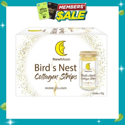 NEW MOON Bird's Nest with Collagen Strips 150g x 6 bottles image