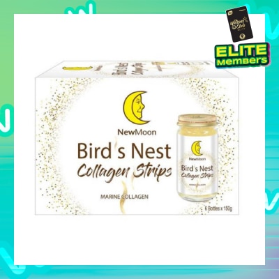 NEW MOON Bird Nest Collagen Strips (Marine Collagen) 150g x 6s