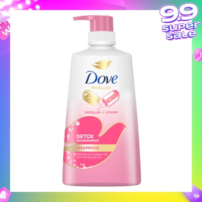 DOVE Dove Detox Nourishment Shampoo 650ml (For oily scalp and dry hair)