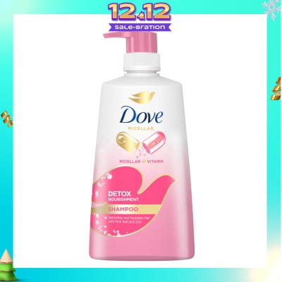 DOVE Dove Detox Nourishment Shampoo 650ml (For oily scalp and dry hair)