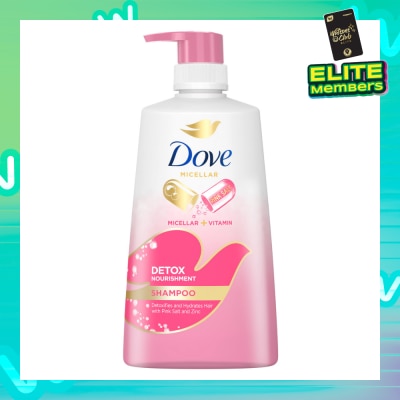 DOVE Dove Detox Nourishment Shampoo 650ml (For oily scalp and dry hair)