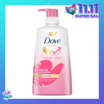 DOVE Dove Detox Nourishment Shampoo 650ml (For oily scalp and dry hair)