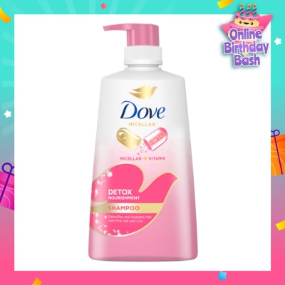 DOVE Dove Detox Nourishment Shampoo 680ml (For oily scalp and dry hair)