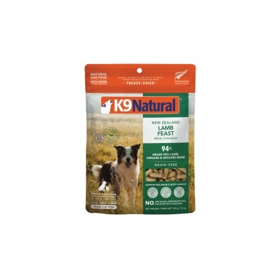 K9 NATURAL - Lamb Feast Freeze-Dried Dog Food 100g