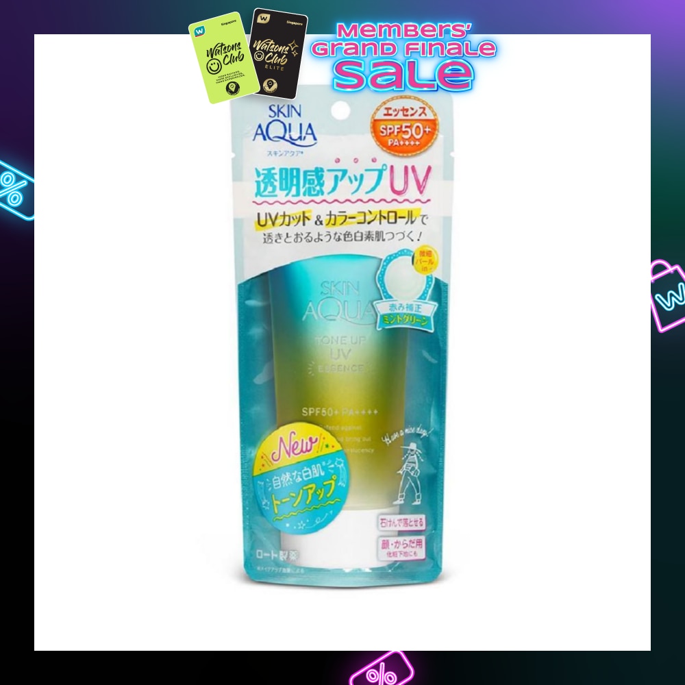 Skin Aqua Tone Up UV Mint Green Essence SPF50+ 80g (Expiry: Dec`2025)