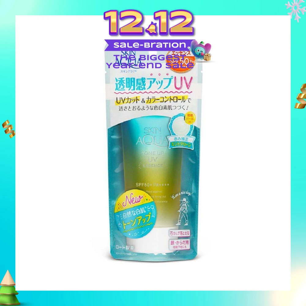 Skin Aqua Tone Up UV Mint Green Essence SPF50+ 80g (Expiry: Dec`2025)