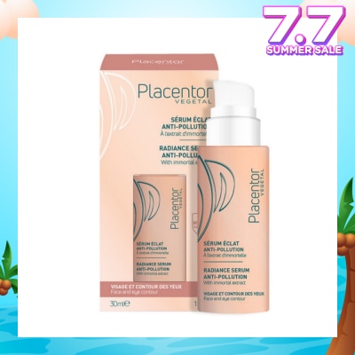 PLACENTOR VEGETAL Radiance Serum Anti-Pollution (Contains Immortal Extract + For Face & Eye Usage) 30ml