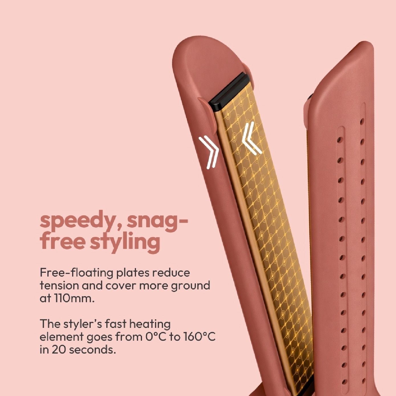 CoolStyler 2-in-1 Hair Straightener & Curler Purple 1s