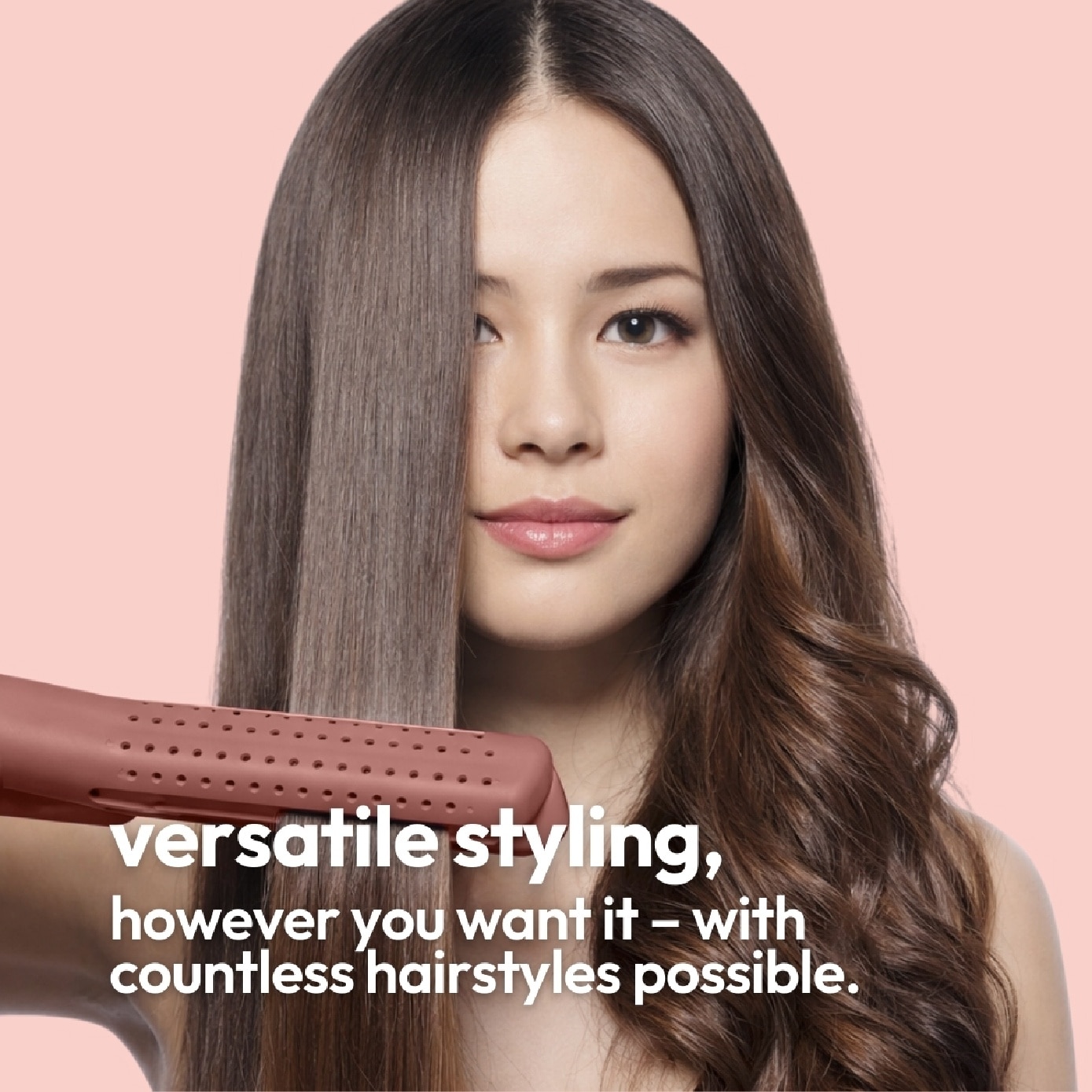 CoolStyler 2-in-1 Hair Straightener & Curler Purple 1s