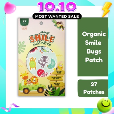 SMILE Organic Bugs Repellent Patch (Chemical Free Safe for Babies) 27s image