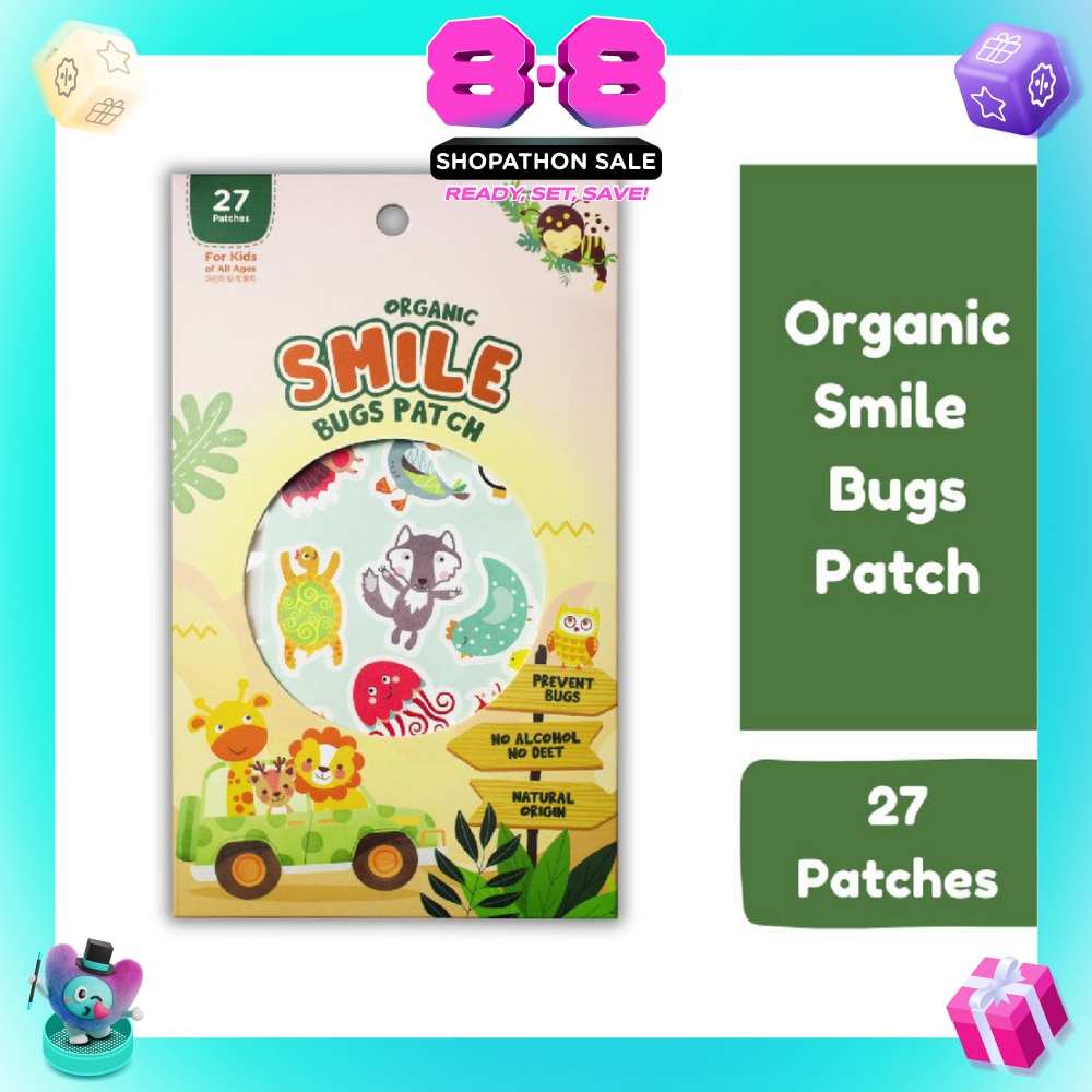 Organic Bugs Repellent Patch (Chemical Free Safe for Babies) 27s