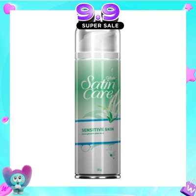 GILLETTE VENUS - SatinCare SENSITIVE SKIN shave gel with aloe vera 195g (Expiry: Feb`2027) image