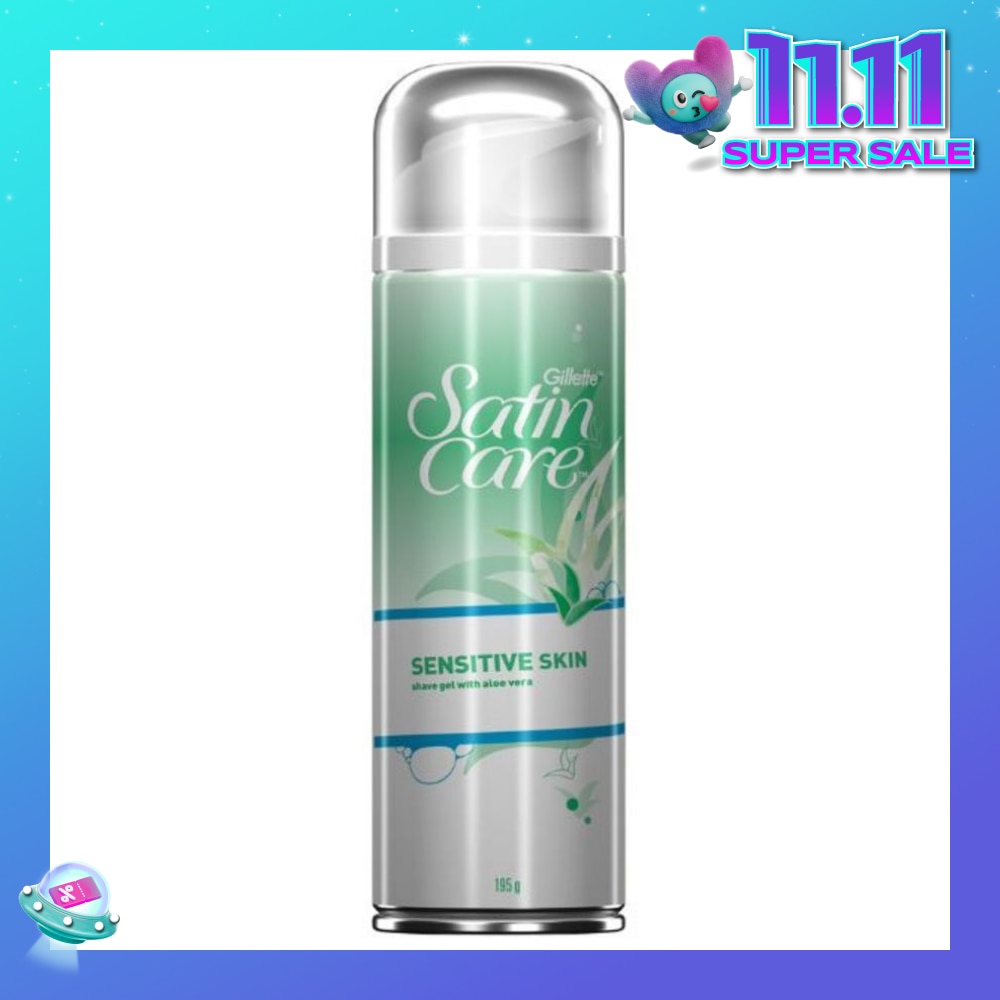 SatinCare SENSITIVE SKIN shave gel with aloe vera 195g
