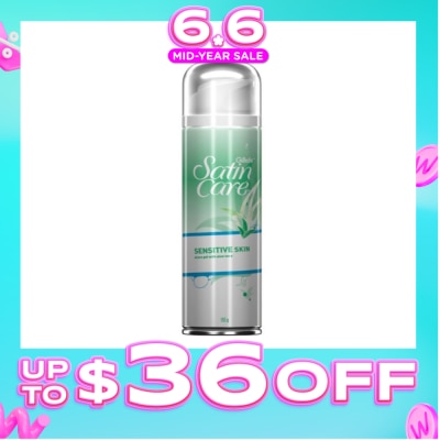 GILLETTE VENUS - SatinCare SENSITIVE SKIN shave gel with aloe vera 195g (Expiry: Mar`2027)