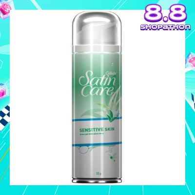 GILLETTE VENUS SatinCare SENSITIVE SKIN shave gel with aloe vera 195g