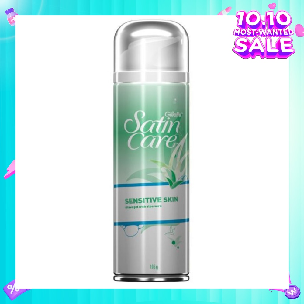 SatinCare SENSITIVE SKIN shave gel with aloe vera 195g