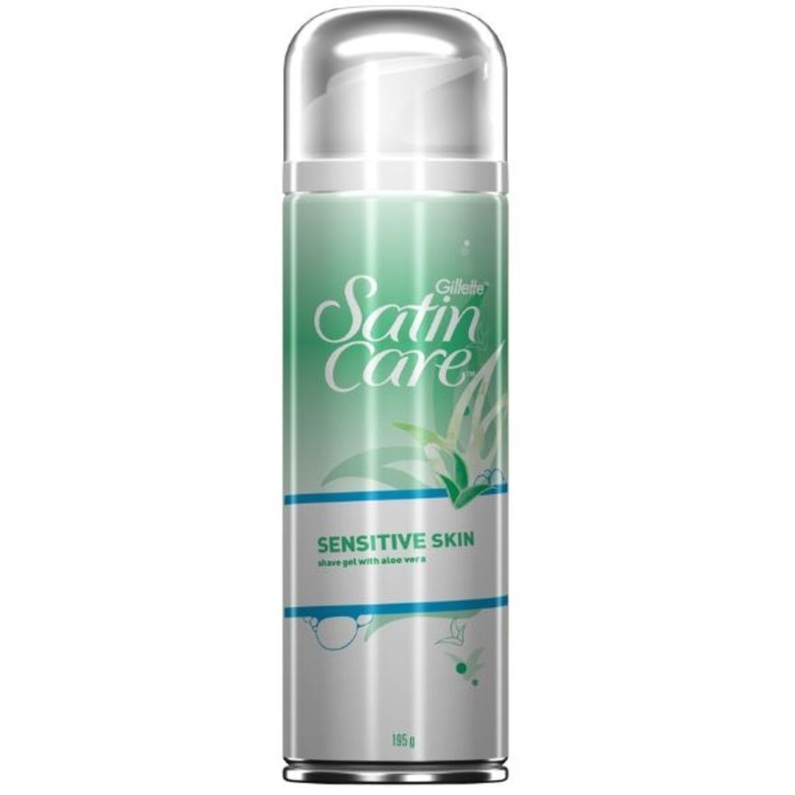 SatinCare SENSITIVE SKIN shave gel with aloe vera 195g