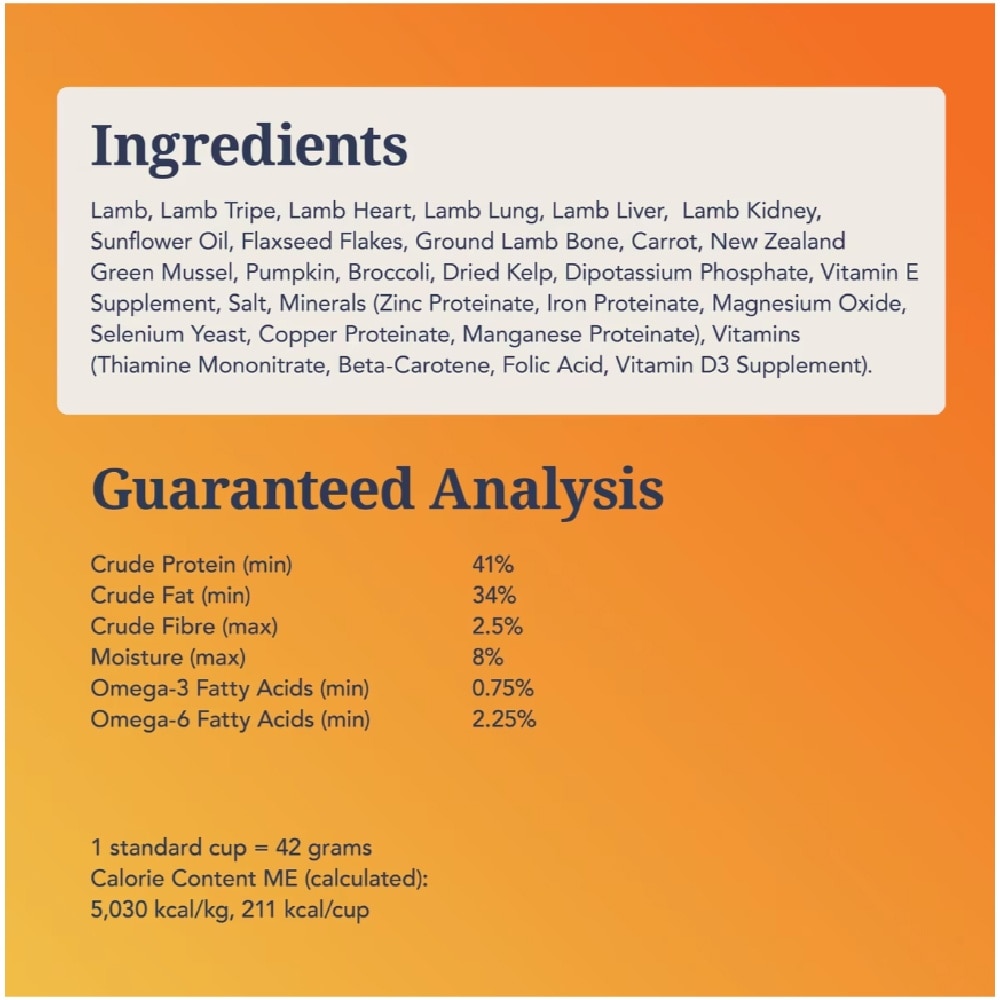 Lamb Feast Freeze-Dried Dog Food 1.8kg