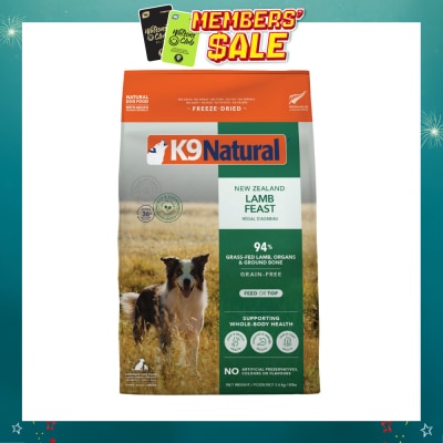 K9 NATURAL - Lamb Feast Freeze-Dried Dog Food 3.6kg