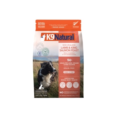 K9 NATURAL - Lamb & Salmon Feast Freeze-Dried Dog Food 500g