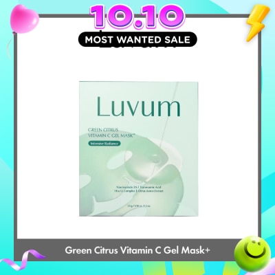 LUVUM Green Citrus Vitamin C Gel Mask+ 5s image