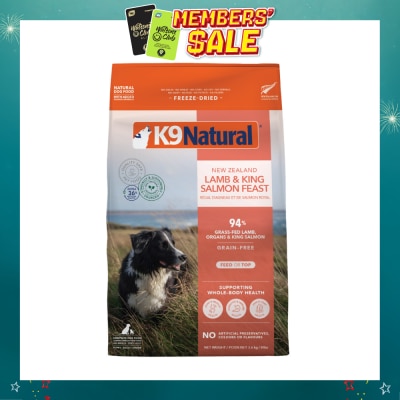 K9 NATURAL - Lamb & Salmon Feast Freeze-Dried Dog Food 3.6kg