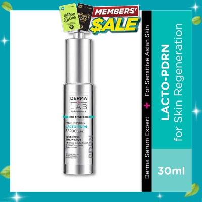DERMA LAB Pro Aesthetic Multi Peptides Lacto PDRN 55200ppm Regencell Serum Shot 30ml image