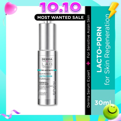 DERMA LAB Pro Aesthetic Multi Peptides Lacto PDRN 55200ppm Regencell Serum Shot 30ml image