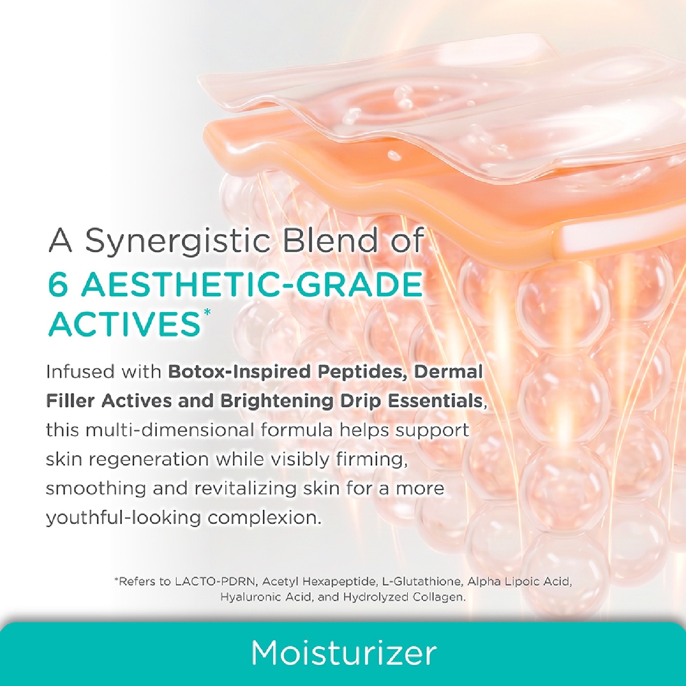 Pro Aesthetic Multi Peptides Lacto-PDRN 50200ppm Regencell Booster Cream 45g