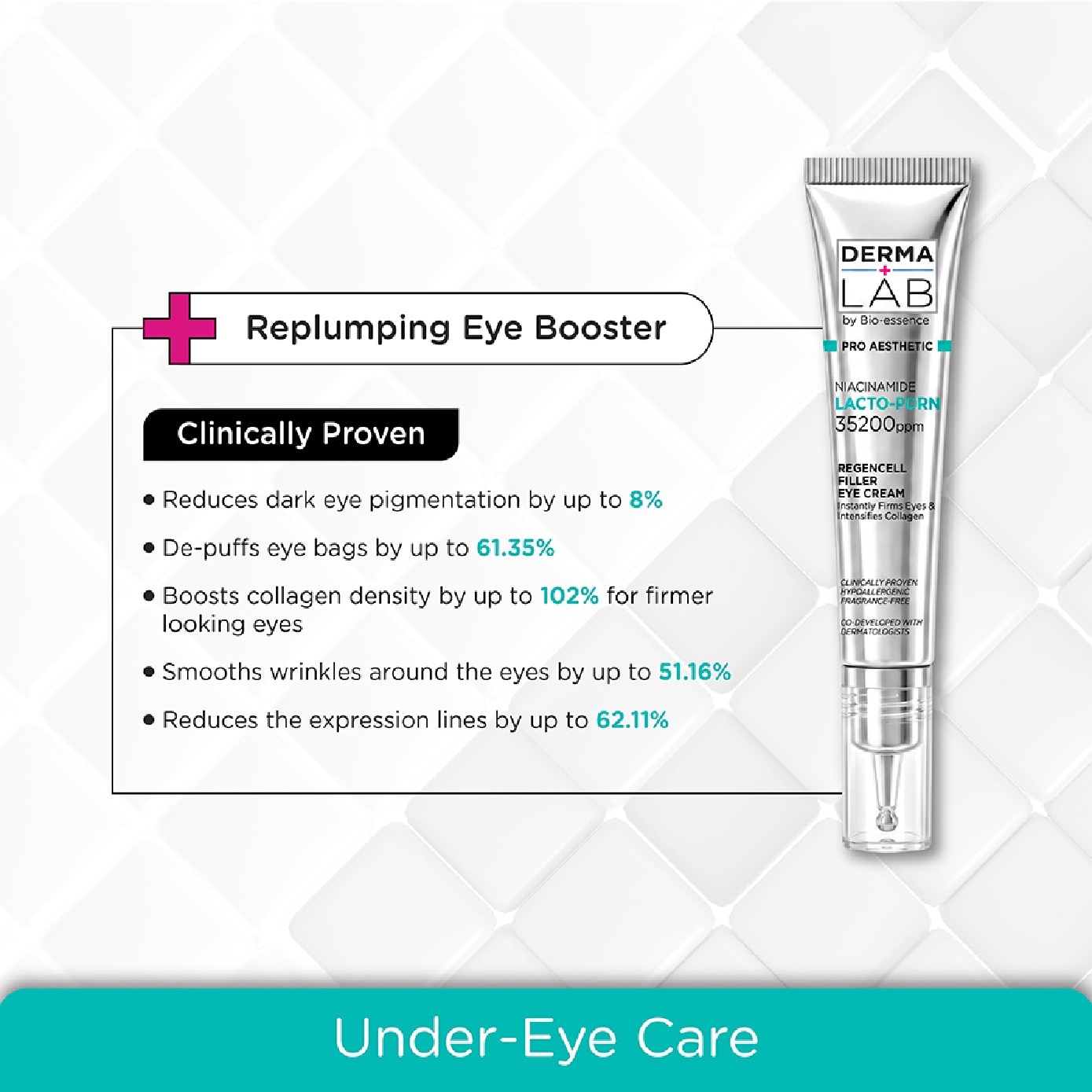 Pro Aesthetic Niacinamide Lacto-PDRN 35200ppm Regencell Filler Eye Cream 15g image