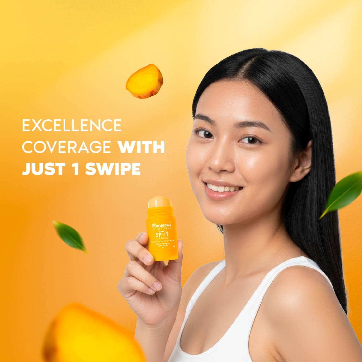 Dark Spot Clearing Turmeric Clay Stick Mask 30g