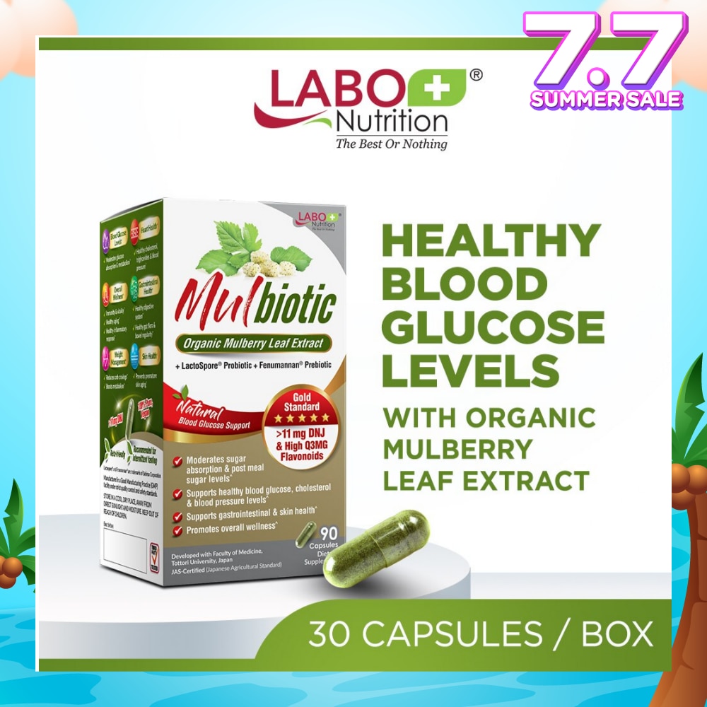 Mulbiotic Dietary Supplement Capsule (with Probiotic And Prebiotic, For Healthy Blood Sugar, Diabetes, Weight, Appetite) 90s