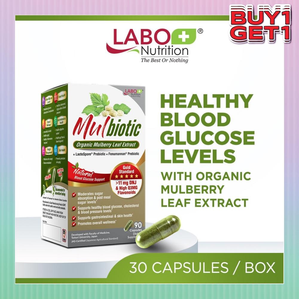 Mulbiotic Dietary Supplement Capsule (with Probiotic And Prebiotic, For Healthy Blood Sugar, Diabetes, Weight, Appetite) 90s