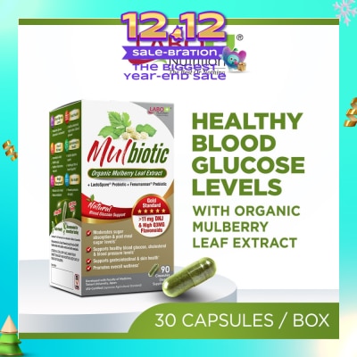 LABO NUTRITION Mulbiotic Dietary Supplement Capsule (with Probiotic And Prebiotic, For Healthy Blood Sugar, Diabetes, Weight, Appetite) 90s