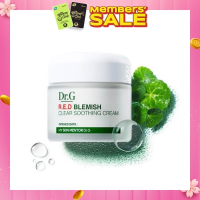 DR. G DR.G R.E.D Blemish Clear Soothing Cream (Moisturising Soothing Cream) 70ml