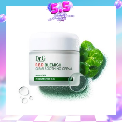 DR. G - DR.G R.E.D Blemish Clear Soothing Cream (Moisturising Soothing Cream) 70ml
