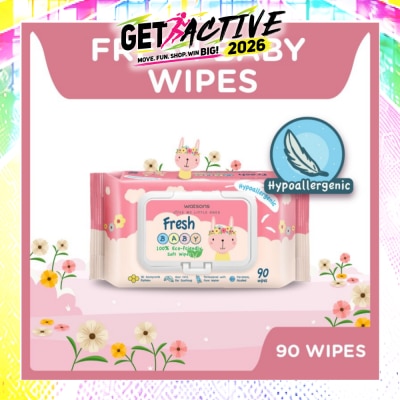 WATSONS - Hypoallergenic Fresh Baby Wipes 90s (For Sensitive Skin) image