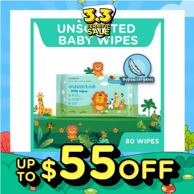 WATSONS Unscented Baby Wipes Hypoallergenic (Made For Baby's Sensitive Skin) 80s