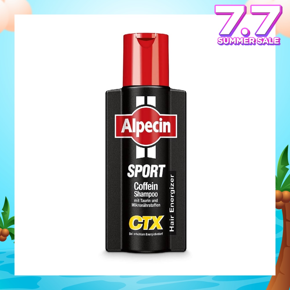 Sport CTX Caffeine Hair Energizer Shampoo For Physically Active Men (Helps to Reduce Hair Loss) 250ml